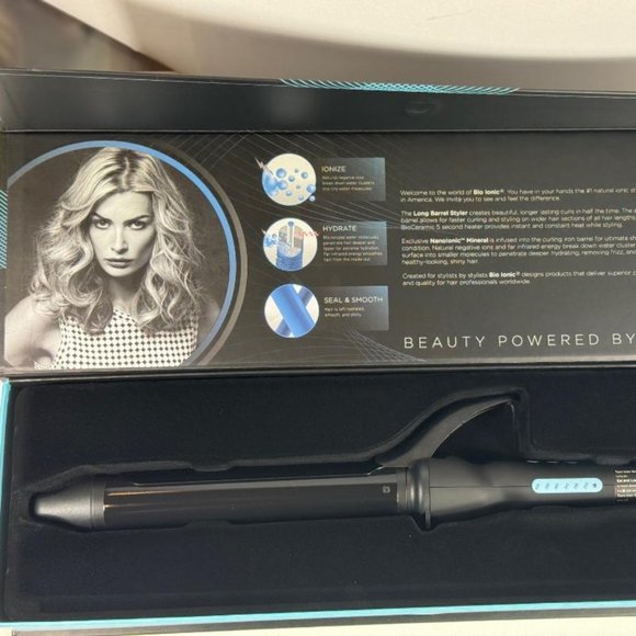 Bio Ionic Long Barrel Styler 1.25" Pro Curling Iron - Picture 3 of 3
